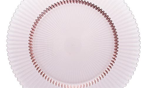 Fortessa Archie Set Of 4 Charger Plates In Pink