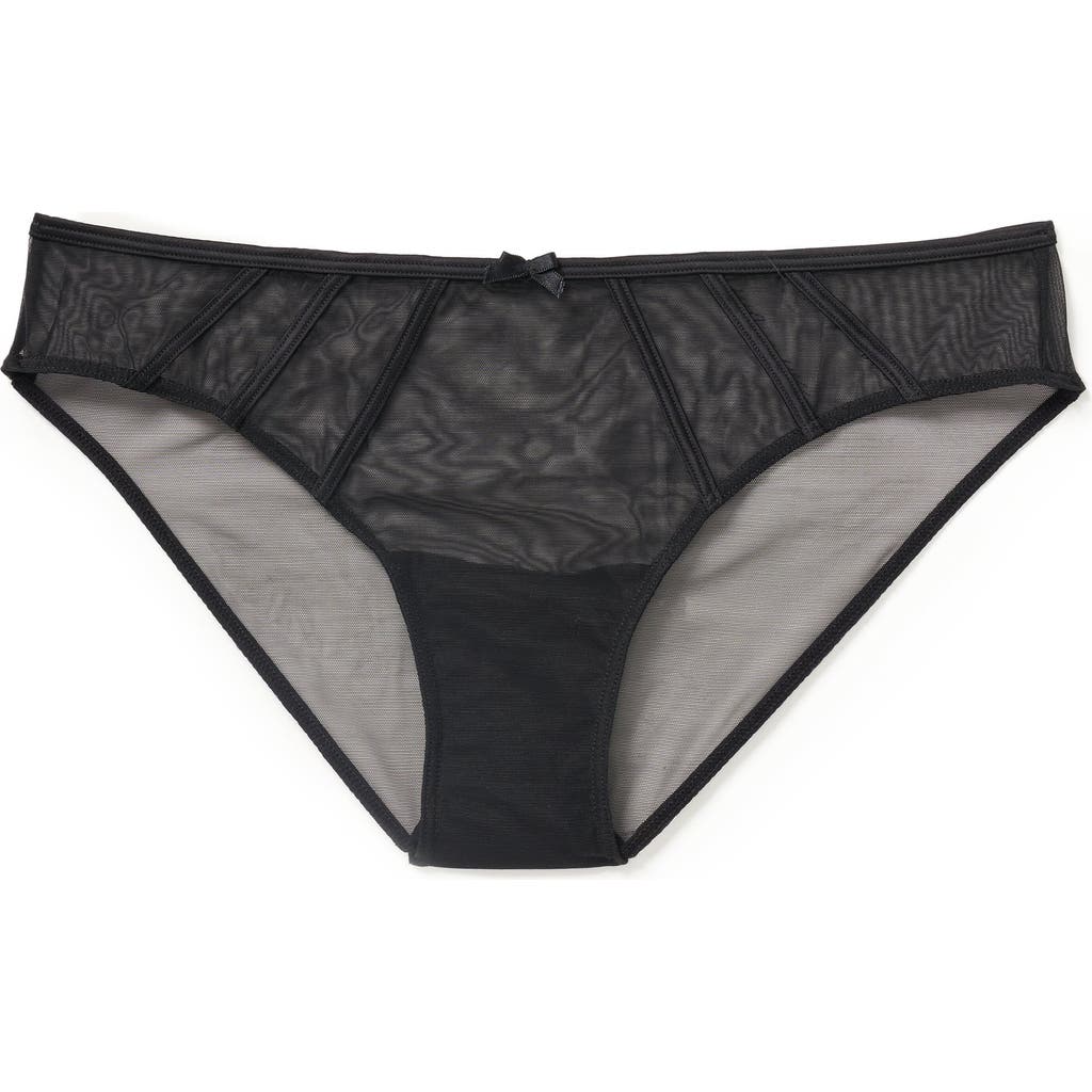 Adore Me Bianca Bikini Panties In Black