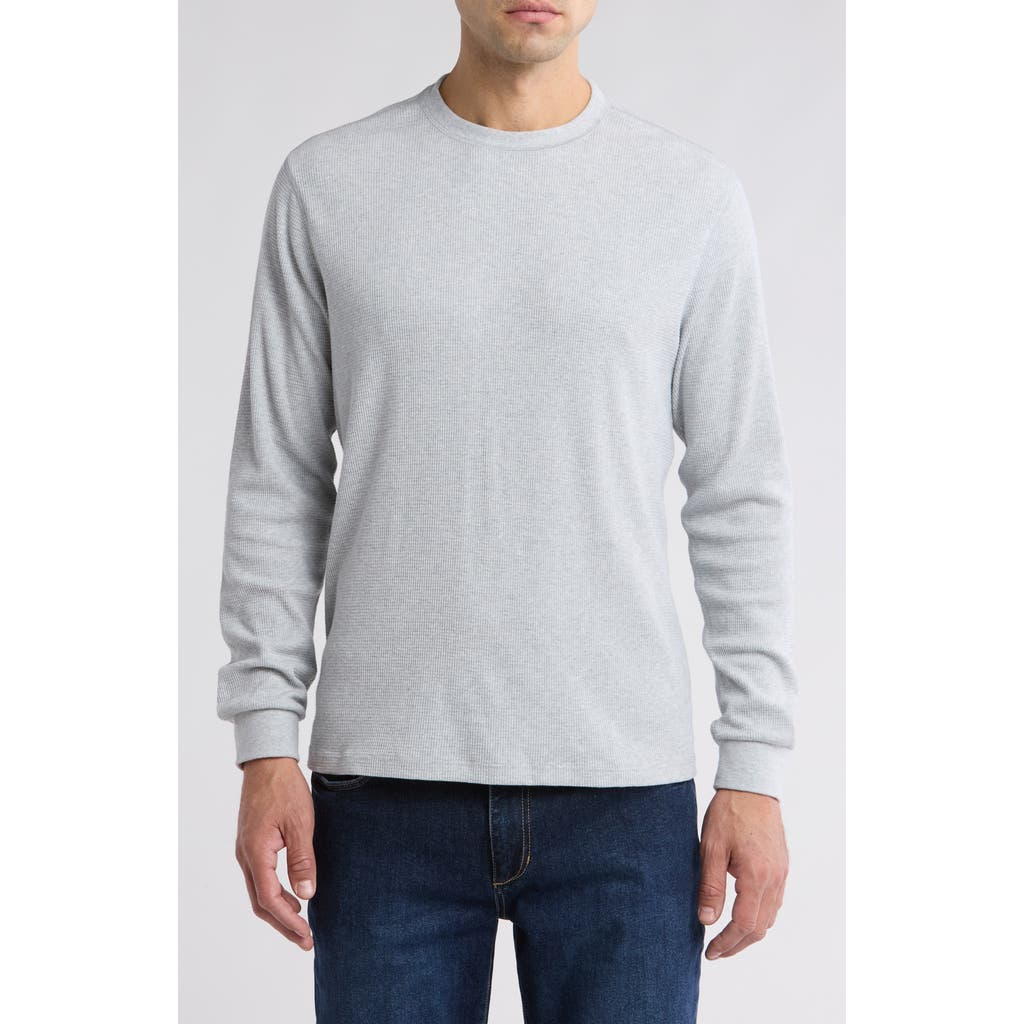Joe's Crewneck Waffle Knit Long Sleeve T-shirt In Steele