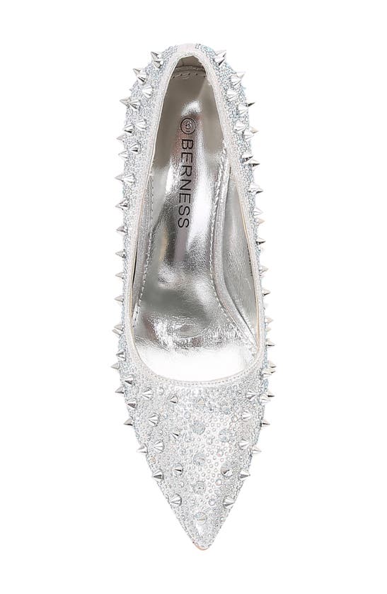 Shop Berness Wanda Spike Pump In Silver