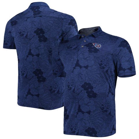 Men's Chicago Cubs Tommy Bahama Gray Blooms Polo