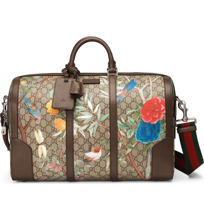 Gucci Tian GG Supreme Large Canvas Duffel Bag | Nordstrom