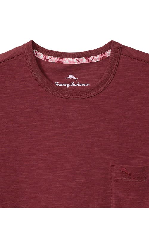 Shop Tommy Bahama Bali Beach T-shirt In Cherry Stone