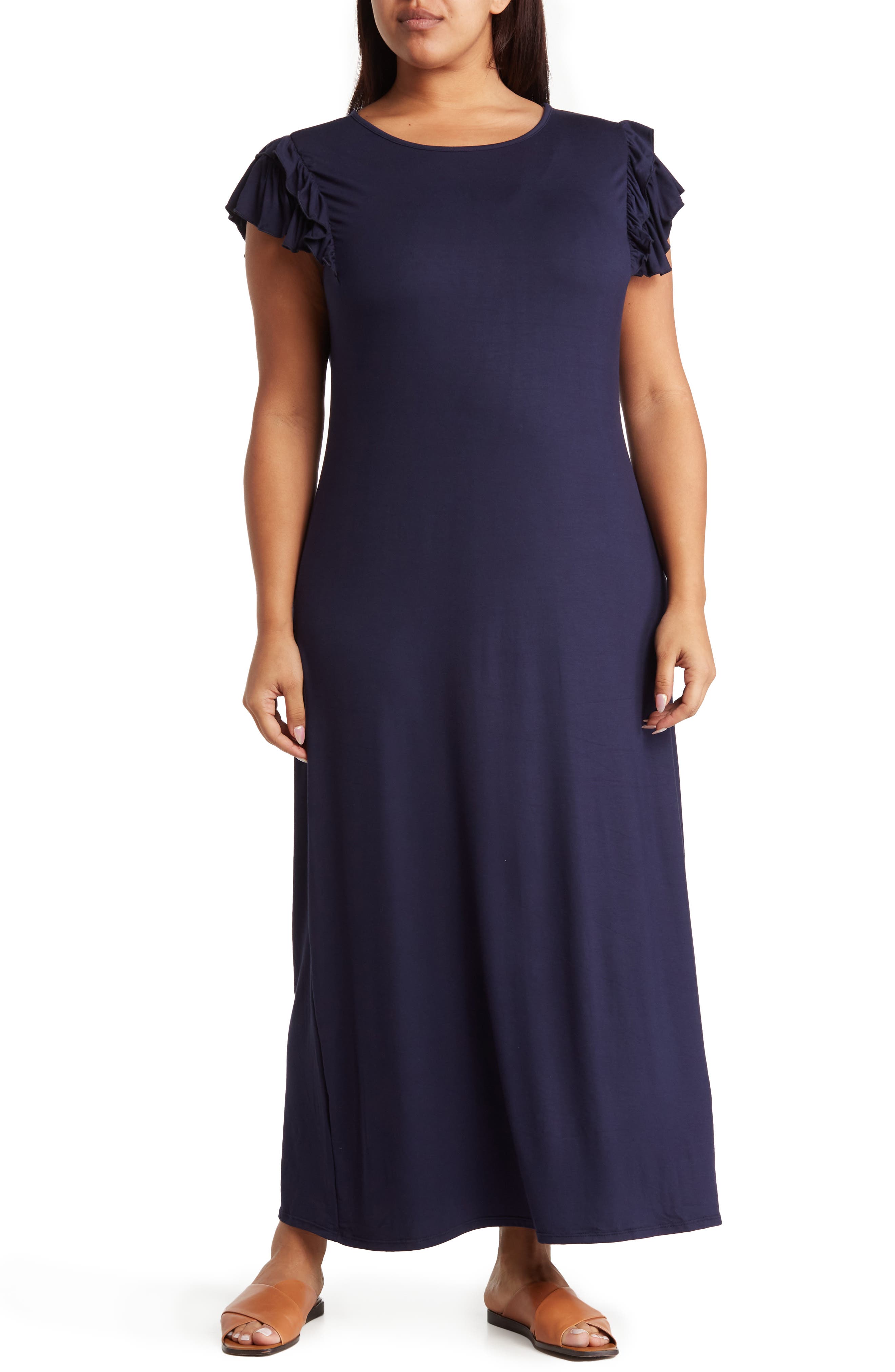 Grace Ruffle Cap Sleeve Maxi Dress Nordstromrack