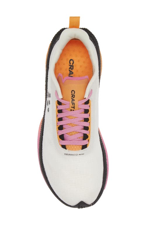 Shop Craft Endurance 2 Running Shoe In Ash White/fuchsia