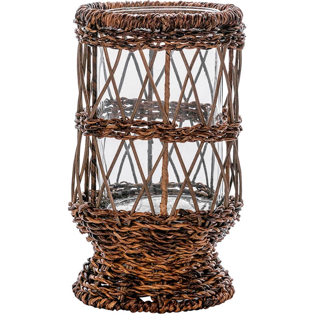 Juliska Devon Willow Large Hurricane In Brown