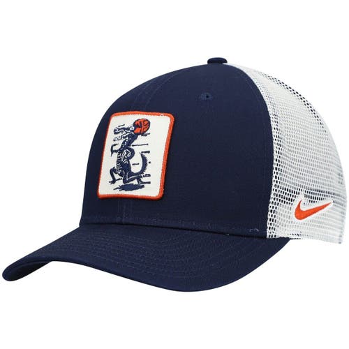 Men's Nike Navy Florida Gators Classic 99 Alternate Logo Trucker Adjustable Snapback Hat