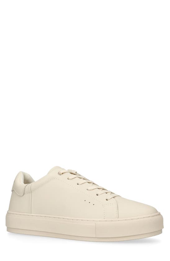 Kurt Geiger Leather Laney Sneakers In Natural
