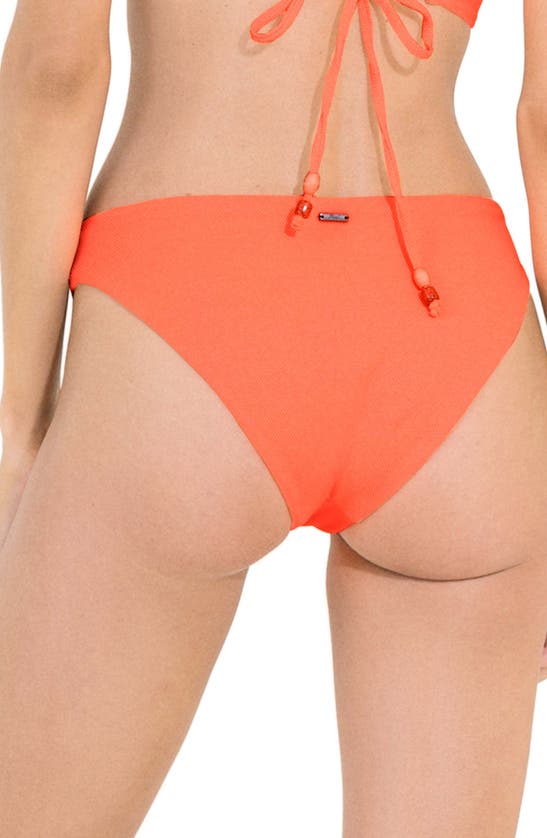 Maaji Orange Sublimity Reversible Bikini Bottoms In Orange