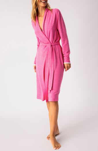 Womens Skims pink Cozy Knit Robe