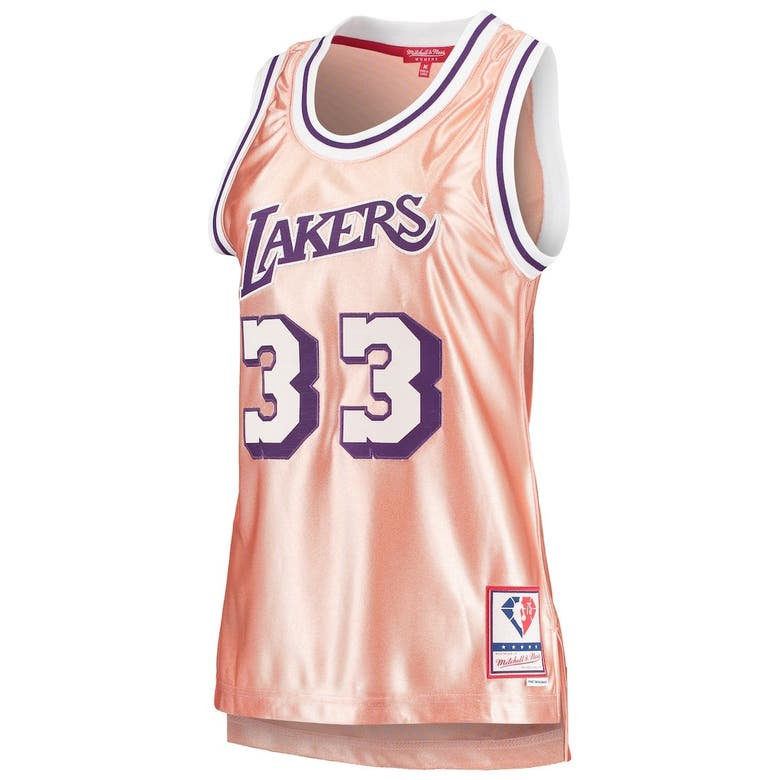 Kareem Abdul-Jabbar Los Angeles Lakers Adidas Throwback Swingman Jersey - Gold