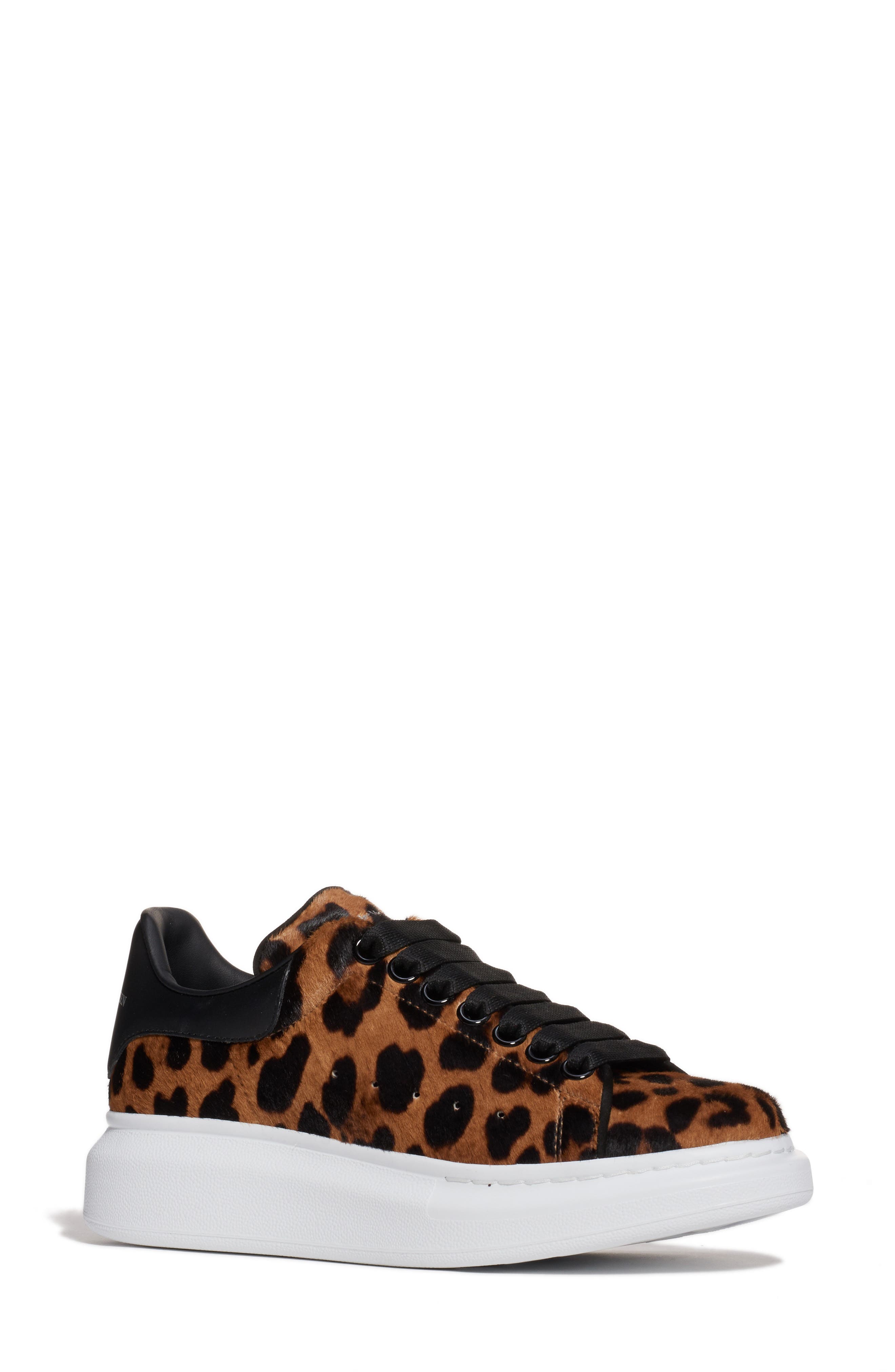 alexander mcqueen leopard sneakers