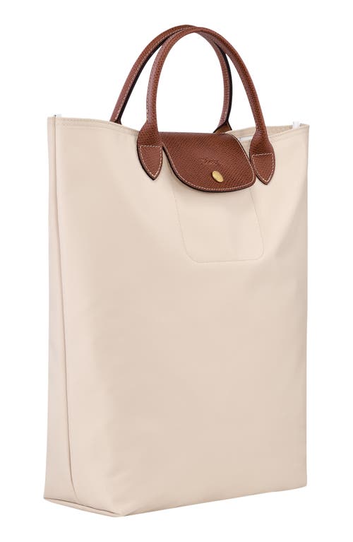 Longchamp Medium Cabas Replay Recycled Canvas Tote In Paper