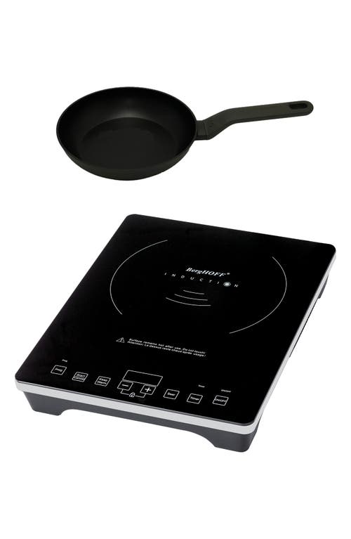 Berghoff Induction Stovetop & Leo Frying Pan Set In Black/grey