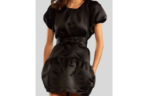 Shop Cynthia Rowley Luna Dress In Black