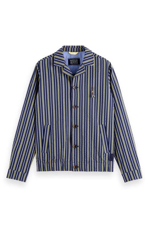 Seersucker Stripe Long Sleeve Shirt