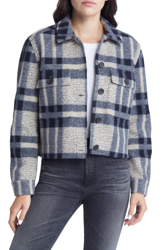 Rails Steffi Plaid Trucker Jacket In Tan Pacific Check