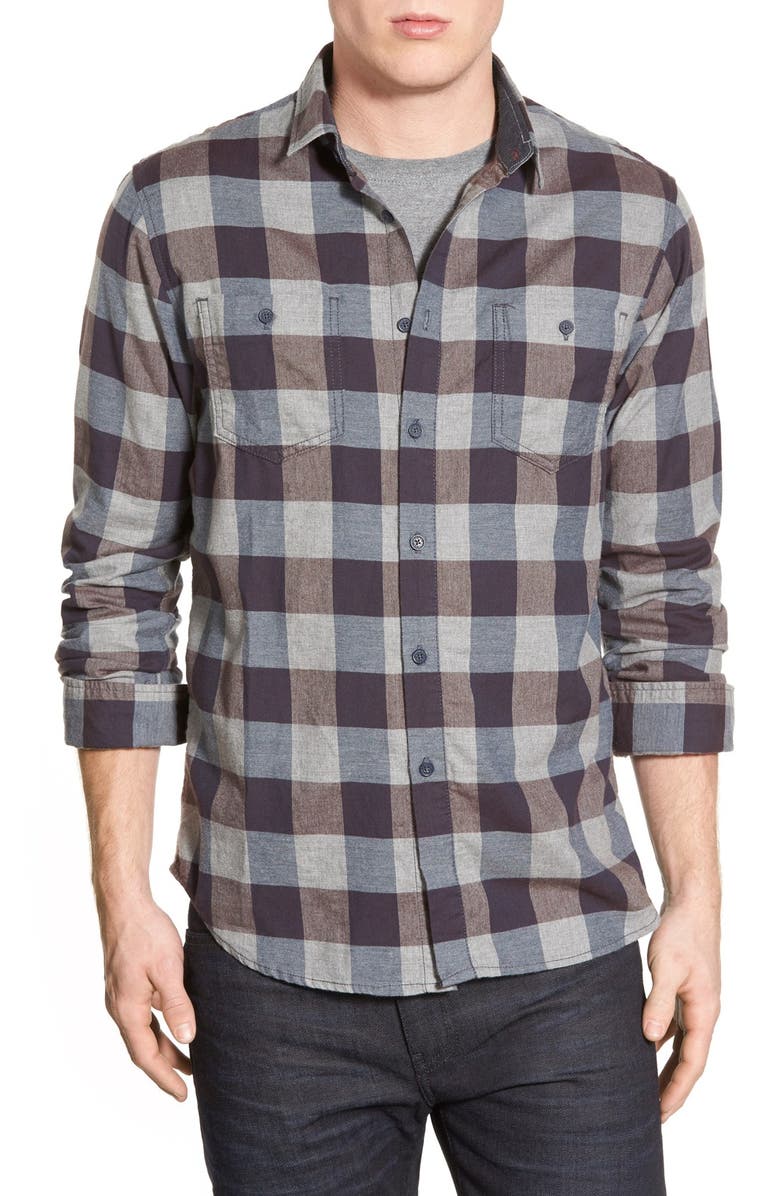 Howe 'Tahoe' Brushed Twill Check Flannel Shirt | Nordstrom