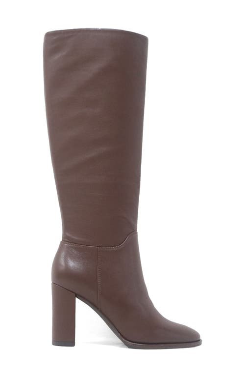 Kenneth Cole New York Lowell Knee High Boot In Brown