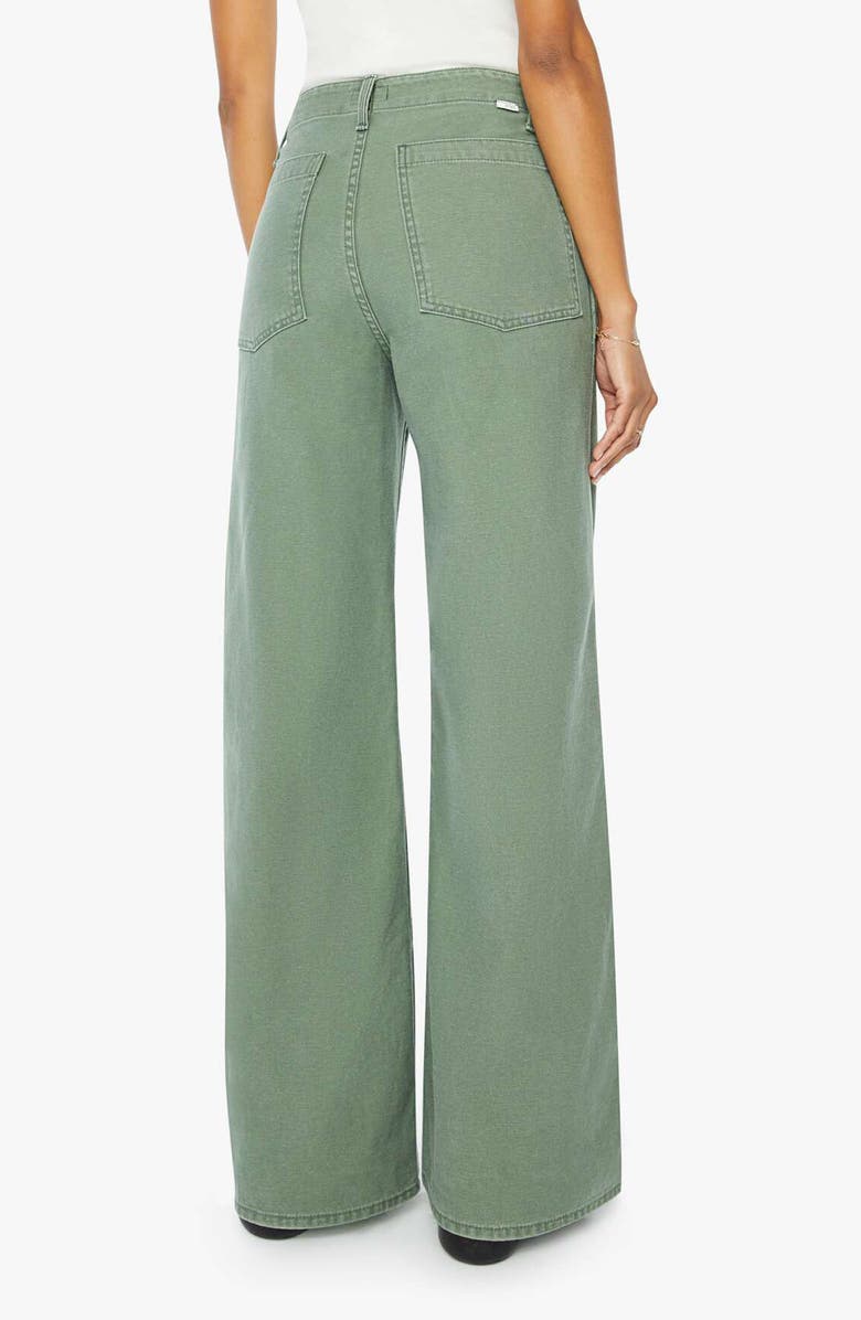 MOTHER The Major Sneak Roller High Waist Wide Leg Pants | Nordstrom