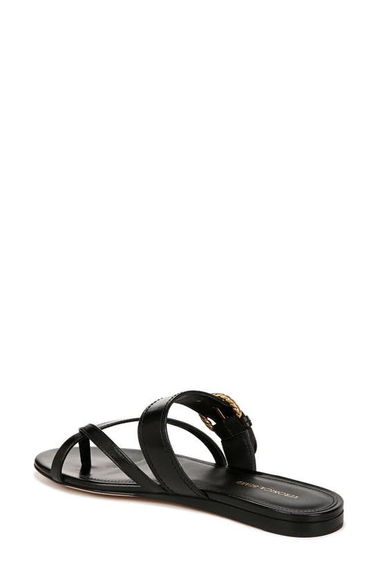 Shop Veronica Beard Salva Slide Sandal In Black