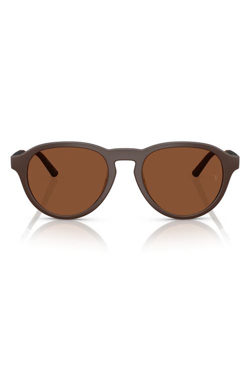 Oliver Peoples X Roger Federer 51mm Phantos Sunglasses<br> In Brown