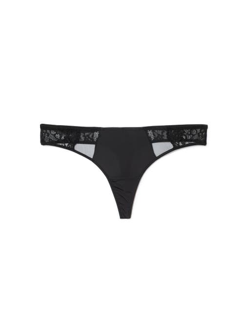 Shop Adore Me Joslyn Thong Panties In Black