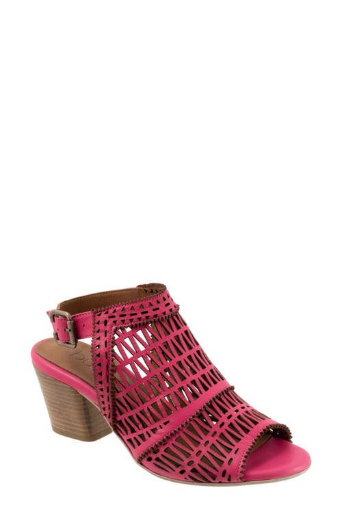Bueno Candice Sandal In Hot Pink