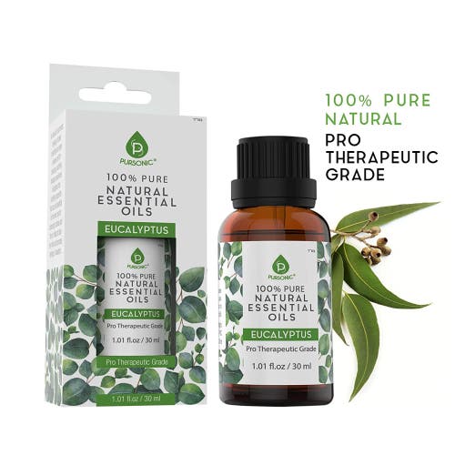 Shop Pursonic 100% Pure & Natural Eucalyptus Essential Oils In Green