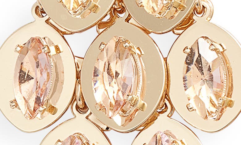 Shop Nordstrom Crystal Disc Chandelier Drop Earrings In Pink Ombre- Gold