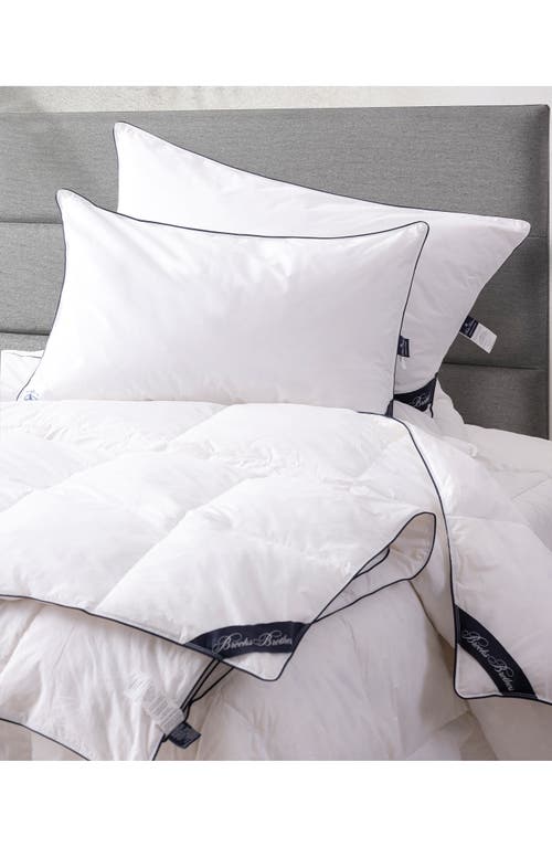 Shop Brooks Brothers Goose Down Pillow In White