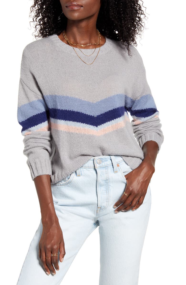 RAILS Perci Sweater, Main, color, LAKESIDE CHEVRON STRIPE
