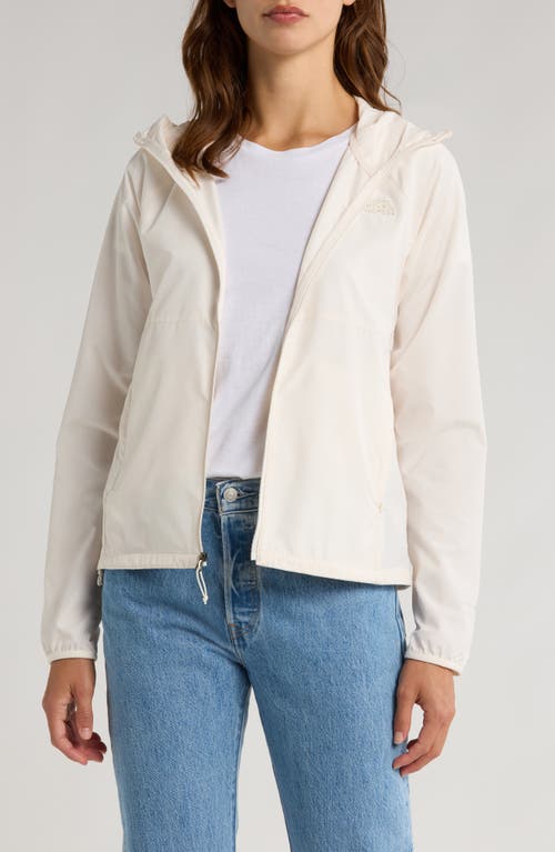 The North Face Flyweight 2.0 Wind Resistant Zip Hoodie Gardenia White at Nordstrom,