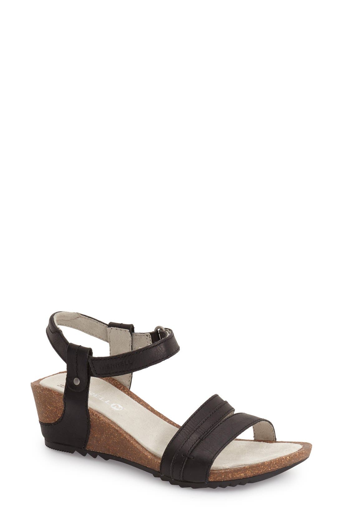 merrell wedge sandals