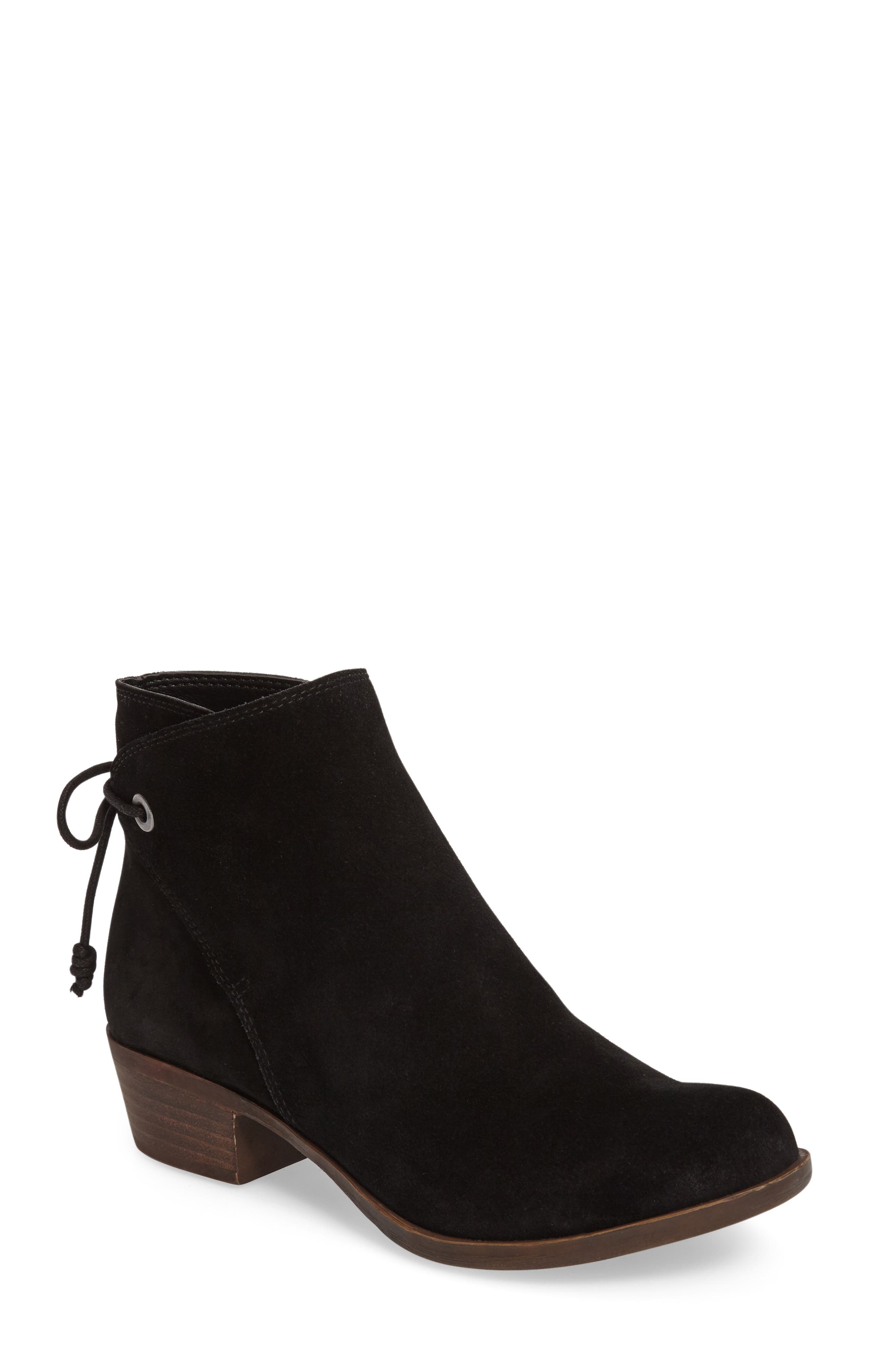 Lucky Brand Gwenore Tie Bootie (Women) | Nordstrom