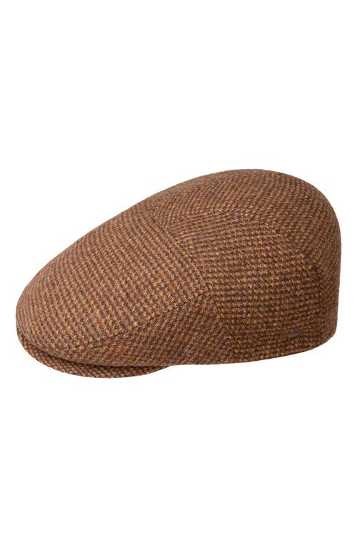 Bailey Penner Check Driving Cap in Tan Sub Check 