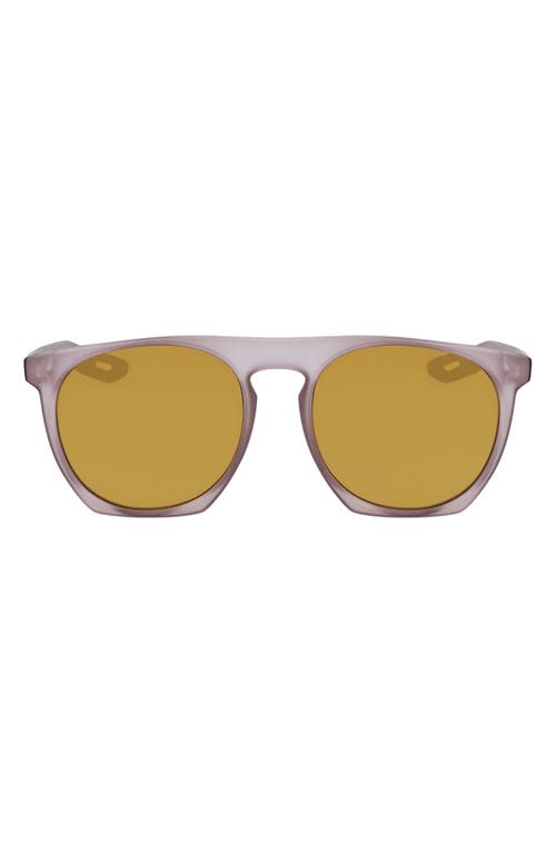 Flatspot XXII 52mm Geometric Sunglasses in Matte Amethyst Ash/Bronze Mir