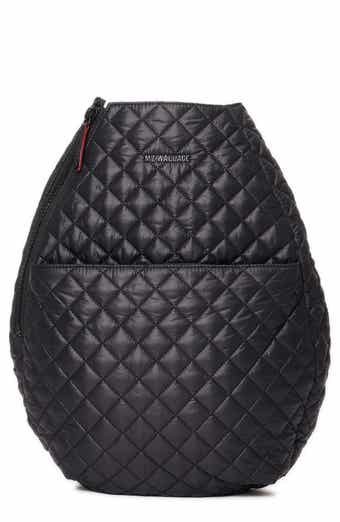 Longchamp Mini Épure Checker Leather Bucket Bag in Black