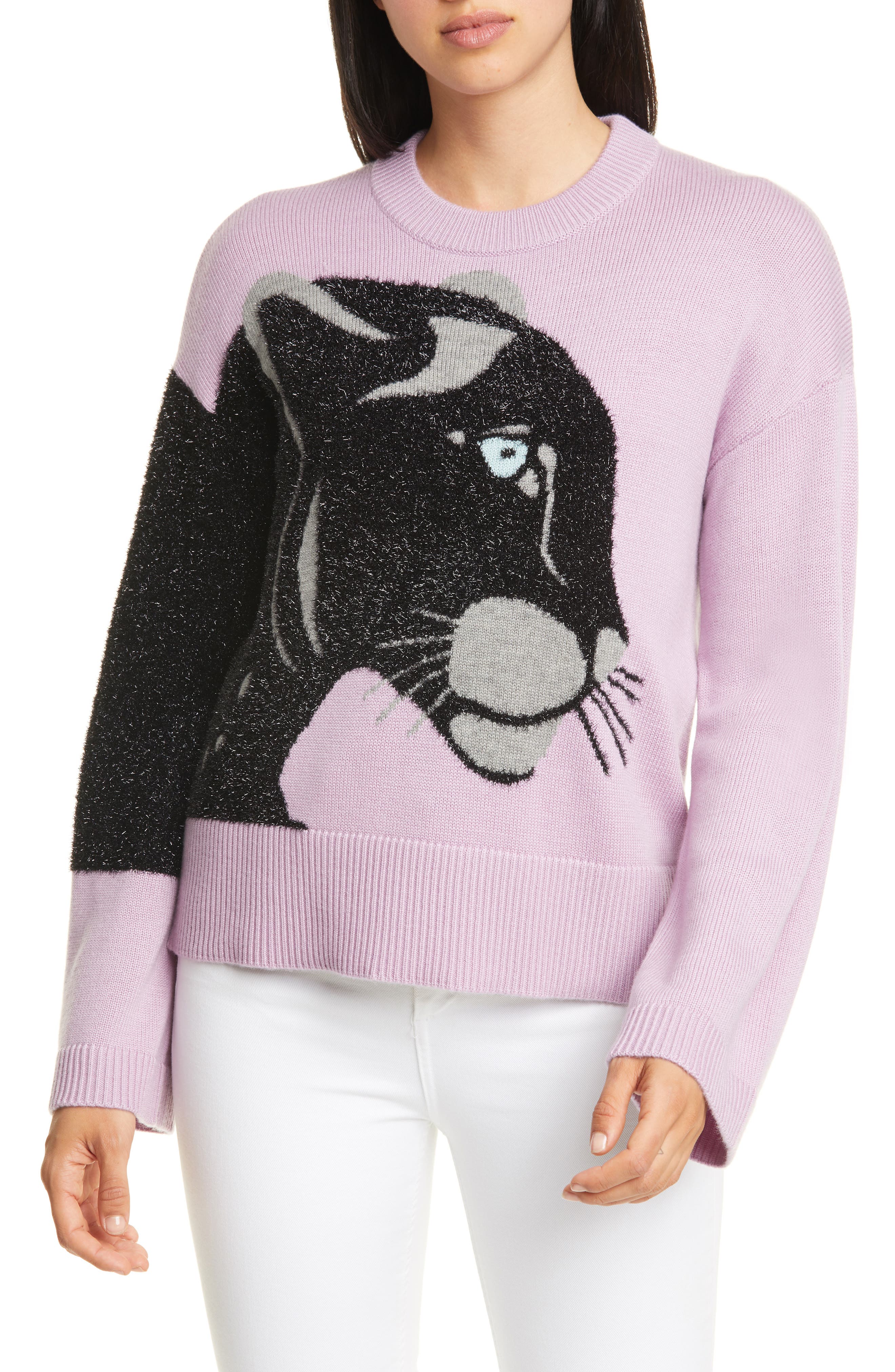 Kate Spade Metallic Panther Wool Blend 