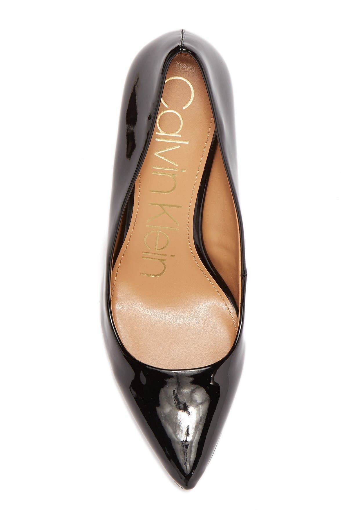 calvin klein kamara patent pump