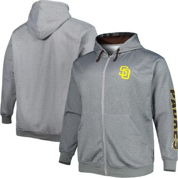 PROFILE Men's Profile Ash San Diego Padres Big & Tall Pullover Hoodie