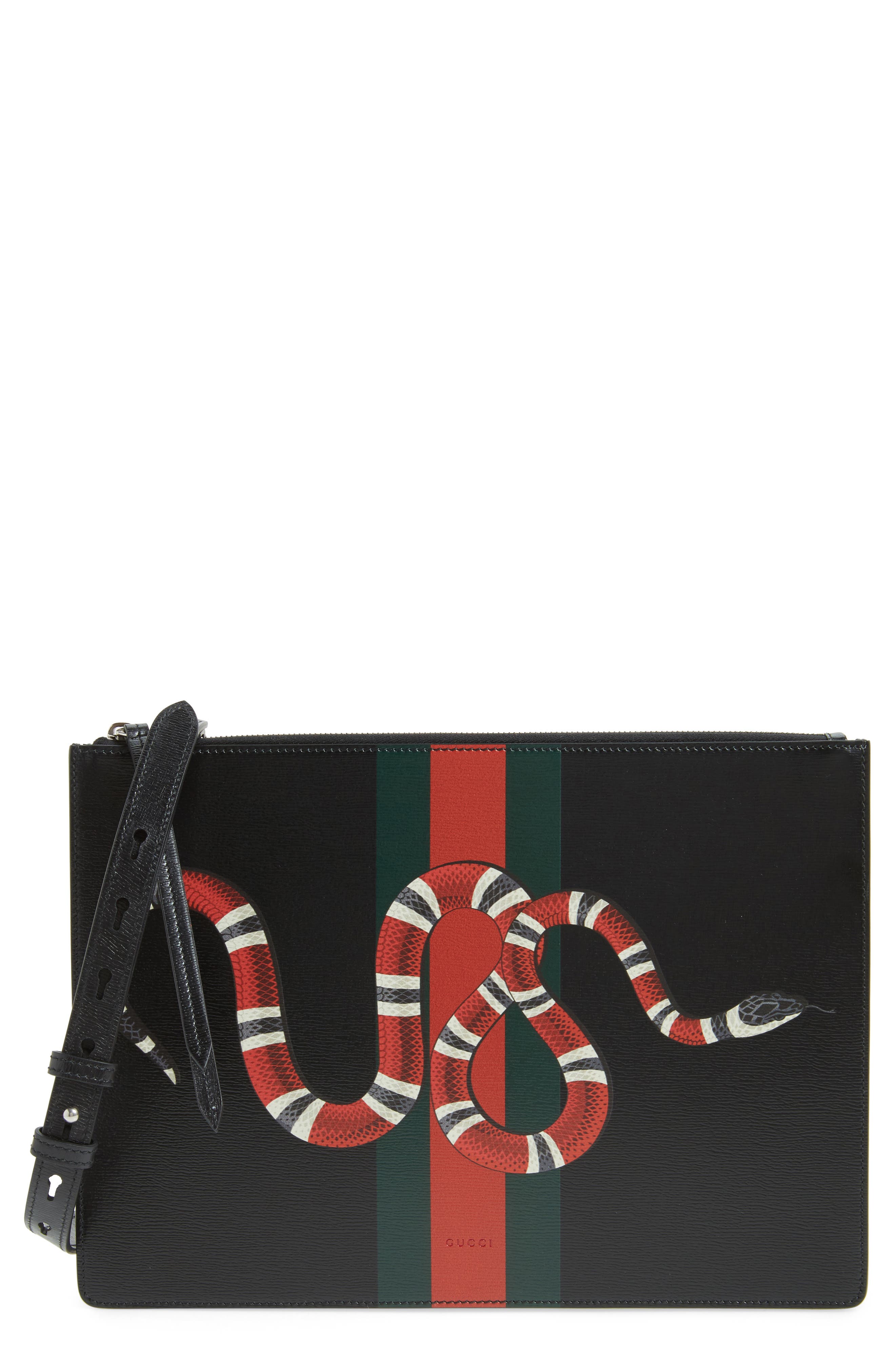 gucci snake pouch