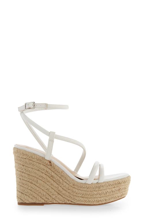Bp. Cohan Espadrille Platform Wedge Sandal In White