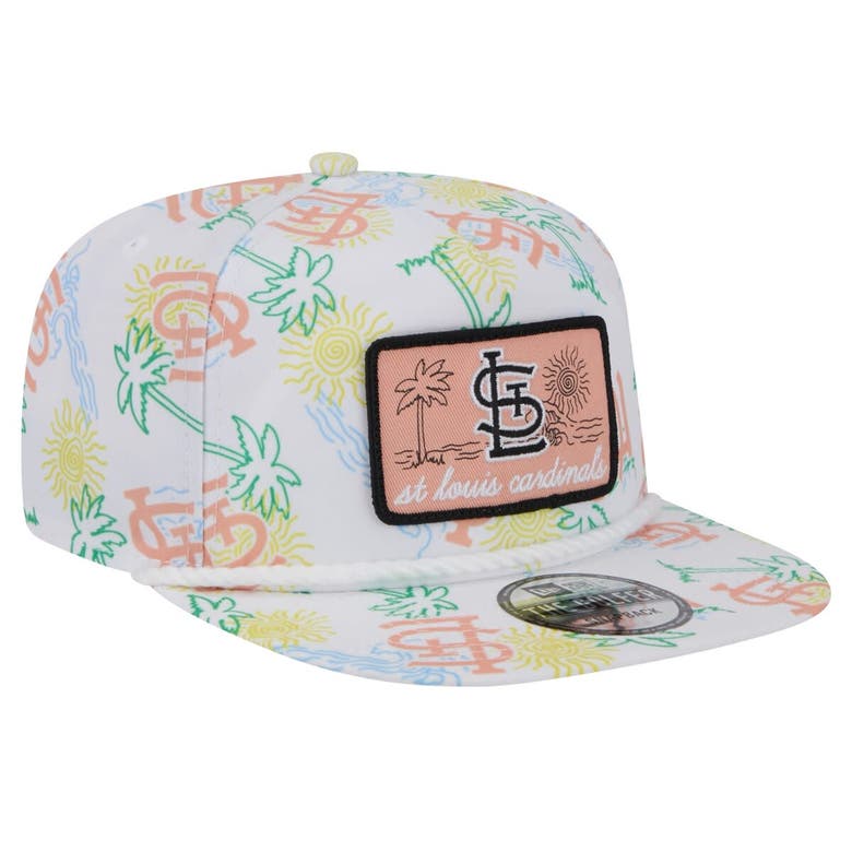 Shop New Era White St. Louis Cardinals Islander Golfer Snapback Hat