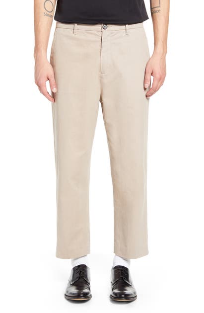 Click to view more detailed imagery on our partner's website Allsaints Muro Straight Leg Chino Pants In Sand