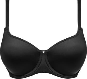 Fit Fully Yours Crystal Smooth T-Shirt Underwire Bra (B1022) 30DD/Black :  : Clothing, Shoes & Accessories