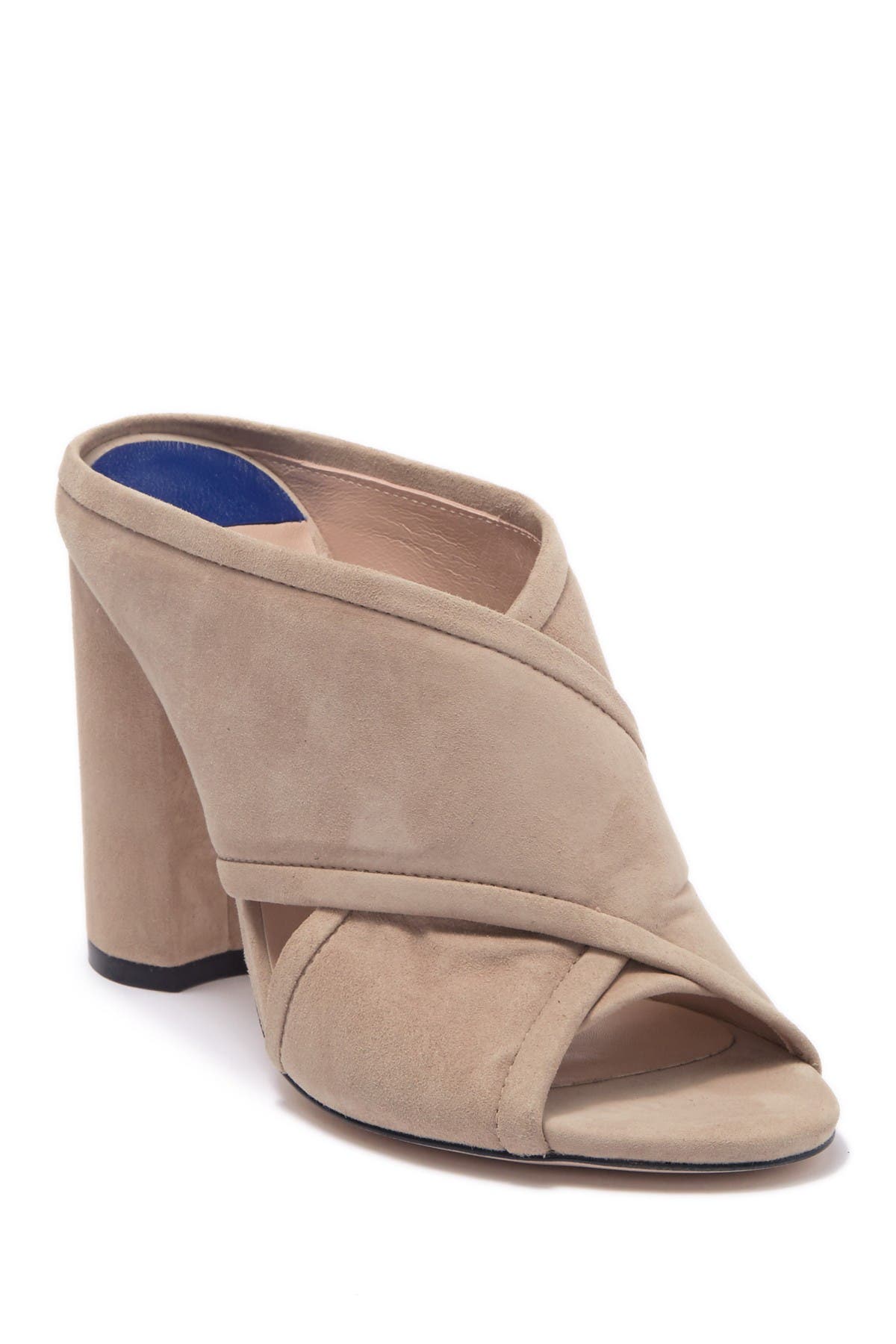mule sandal block heel