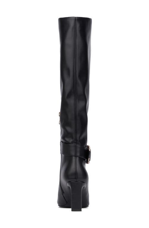 Torgeis Tall Belt Boot In Black