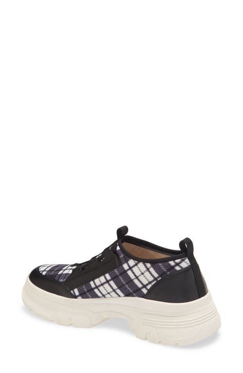 Shop Linea Paolo Rowen Sneaker In Black/blue Print Fabric