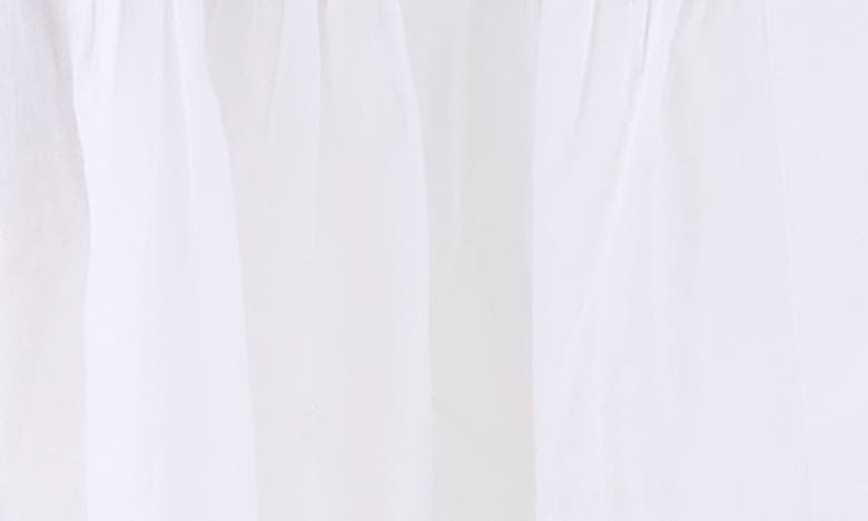 Shop Nic + Zoe Nic+zoe Cotton Tiered Skirt In Paper White